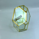 Geometric Glass Flower Pot DIY Terrarium Container Tealight Candle Holder