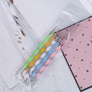 5pcs 2 way marbleizing dotting manicure tools painting dot pen nail art paint ME