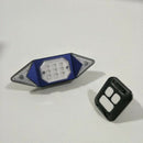 Bike LED Turn Signal Blinker Tail Light Indicator Rechargeable Blue