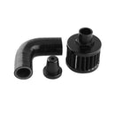 Aluminum Line Change Air Filter Exhaust Hose Vent Reroute Kit Filting for Dodge