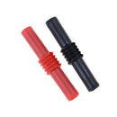 2pcs/set 4mm Female To Female Banana Coupler Plug Adapter Cable Connector  JR