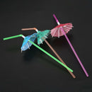 10 Cocktail Umbrella Straw Tropical Hawaiian Party Accessories Random Color
