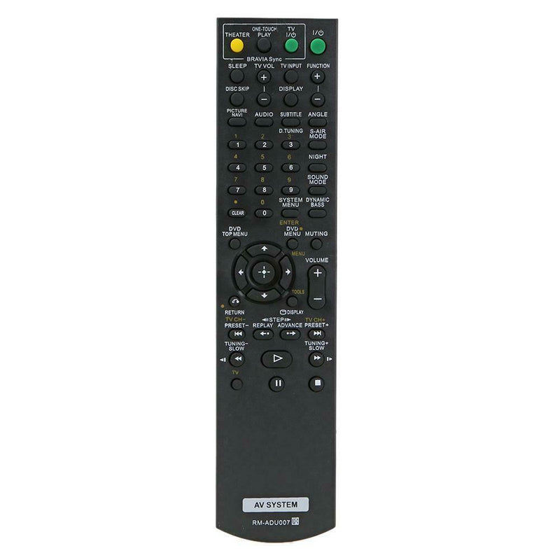 Remote Control RM-ADU007 for SONY AV System DAVHDX274 HCDHDX275 DAVHDZ2