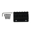 Black 6 string Fixed Hard Tail Guitar Bridge For Strat Guitar
