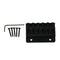 Black 6 string Fixed Hard Tail Guitar Bridge For Strat Guitar