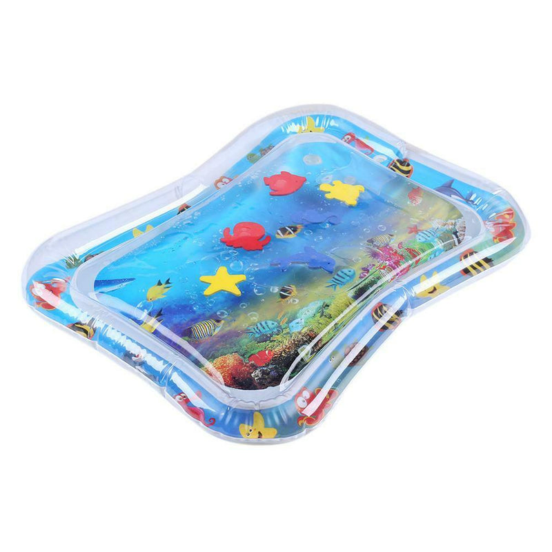 Baby Inflatable Water Play Mat Tummy Time Playmat Fun Activity Pool Cushion