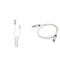 USB Android Charging Cord TPE Data Sync Quick Charger Cable White+ Nylon Braided