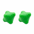 2pcs Gym Hexagonal Reaction Ball Basketball Agility Training Balls (Green) A