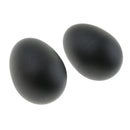 2x Black Egg Shakers Hand Percussion for Kids Baby Toddler Musical Toys