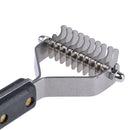 Practical Pet Dog Stainless Steel Hair Knot Trimmer Dematting Rake Grooming Comb
