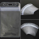 10PCS Clear Transparent PVC Plastic Pocket Wallet ID Cards Pass Badge Holder