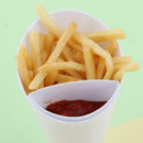 Dipper Fry Snack Cone Stand French Fries Sauce Ketchup Dip Holder K3B5