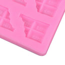 half tablet chocolate shape liquid silicone fondant cake molds diy baking toolME