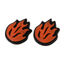 8 Pieces / Pack Silicone Practical Flame Tennis Racket Vibration Dampeners -