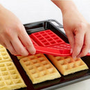 Square baking Tools Silicone Waffle Mold Muffin Maker Pan Cookie Cake TwJCAU Kw