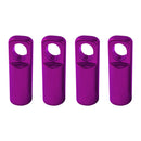 4pcs CNC Bike Tyre Presta Valve Cap Bicycle Tire Valve Dust Covers (Purple) A