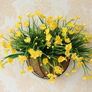 Handmade Straw Wall Hanging Flower Basket European Flower Pot Wall Decorati