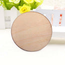 50pcs 30mm Unfinished Wooden Round Discs Embellishments Rustic Art Crafts DIY