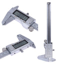 0-150mm/6" Digital Electronic Gauge Stainless Steel Vernier Caliper Micrometer