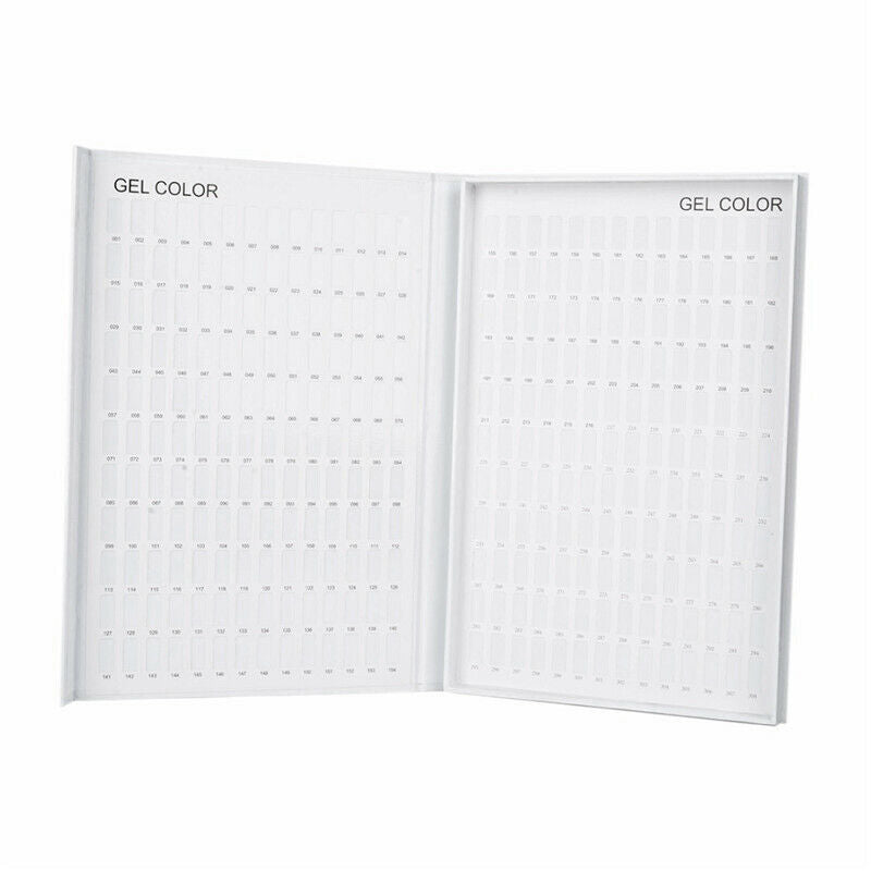 308 Color Nail Art Tips Display Book Chart Display Board Nail Polish Board  A4S3