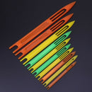 10Pcs Fishing Netting Needle Repair Net Line Plastic Shuttles Mending Weaving