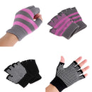 2 Pair Non Slip Yoga Gloves Women Men Anti-skid Pilates Dance Workout Glove