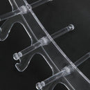 5 Pairs Sunglasses Glasses Show Rack Counter Display Stand Holder White