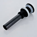 Round Style Lavatory Faucet Vessel Assembly Up Stainless Steel Bathroom Sin