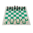 Portable Chess Set 38x8cm with Storage Bag for Kids Beginners Party Camping