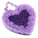 24Pcs Heart Scented Bath Body Petal Rose Flower Soap Wedding Decoration Gif