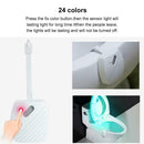 Bathroom Toilet Smart Motion Sensor LED Light 24-Color Changing Night Lamp