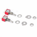 2 Pcs AC SPDT On/Off/ 3 Position Momentary Toggle Switch AC250V/2A/120V/5A  lj