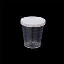 10x 30ml Plastic Lab Test Liquid Measuring Container Cups with Cap Sm JR