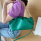 Elegant Women Chain Tote Bag Cloud Shoulder Handbag PU Clutch Purse (Green)