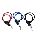 Cycling 8x640mm Cable Anti-Theft Bike Bicycle Scooter Safety Lock With 2 Key  â„–#