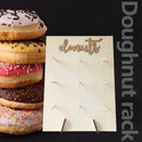 Wooden Donut Dessert Holder Doughnuts Display Stand Wedding Party Decor