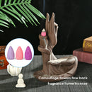 250pcs Natural Smog Fragrance Grains for Backflow Incense Burner Household