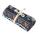 School Canvas Roll Pouch Pen Storage pecncil box 72 Holes National style N9B9