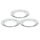 3x Wire Wreath Frame Christmas Metal Wire Ring Floral Arrangements Craft DIY