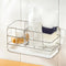Smooth Kitchen Bathroom Drain Rack Toothpaste Home Stainless Steel Space Saving