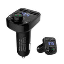 HY-82 Dual USB Car Bluetooth Hands-free MP3 Car Charger FM Transmitter