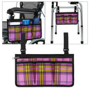 2x Wheelchair Side Bag Pouch Organizer for Phone Wallet Snacks Storage Case