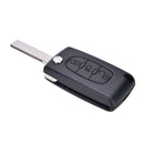 Flip Key 3 Buttons Remote Case Fob Shell For C4 Picasso CE0536 New LJ