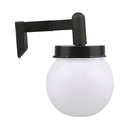 Stairs Yard Waterproof LED Ball Shape Solar Powered Easy Install Wall Light