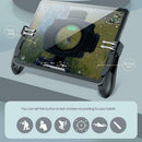2pcs H11 6 Finger Mobie Controller for PUBG Gamepad Tablet Trigger (Black) A