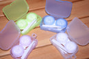 Eye Care Kit Portable Storage Contact Lens Case Box Holder Container Tweezer JR