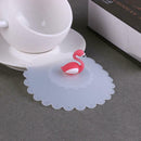 Bird Style Anti-Dust Tea Cup Cover Silicone Leakproof Coffee Lid Cap A
