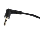 3.5mm Male 90 Degree Right Angle To 3.5mm Female Stereo Audio Cable Cord