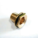 2pcs 3/4" Soild Brass Water Tank Connector Bulkhead Tank Garden Fitting 2019
