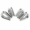 10 PCS 3mm Wire Rope Thimbles for 3mm wire Stainless Steel W7J4